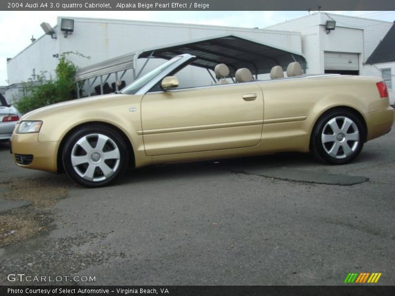  2004 A4 3.0 quattro Cabriolet Alpaka Beige Pearl Effect