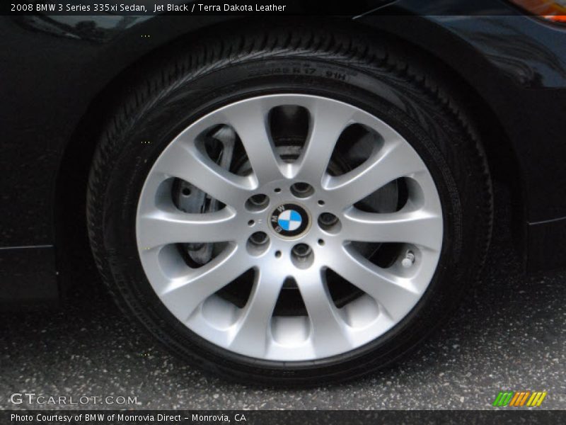 Jet Black / Terra Dakota Leather 2008 BMW 3 Series 335xi Sedan