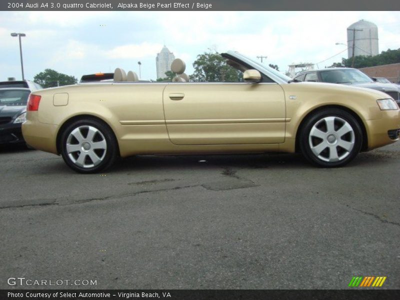 Alpaka Beige Pearl Effect / Beige 2004 Audi A4 3.0 quattro Cabriolet