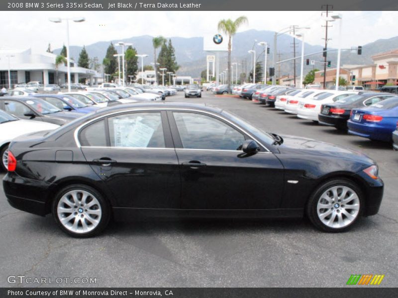Jet Black / Terra Dakota Leather 2008 BMW 3 Series 335xi Sedan