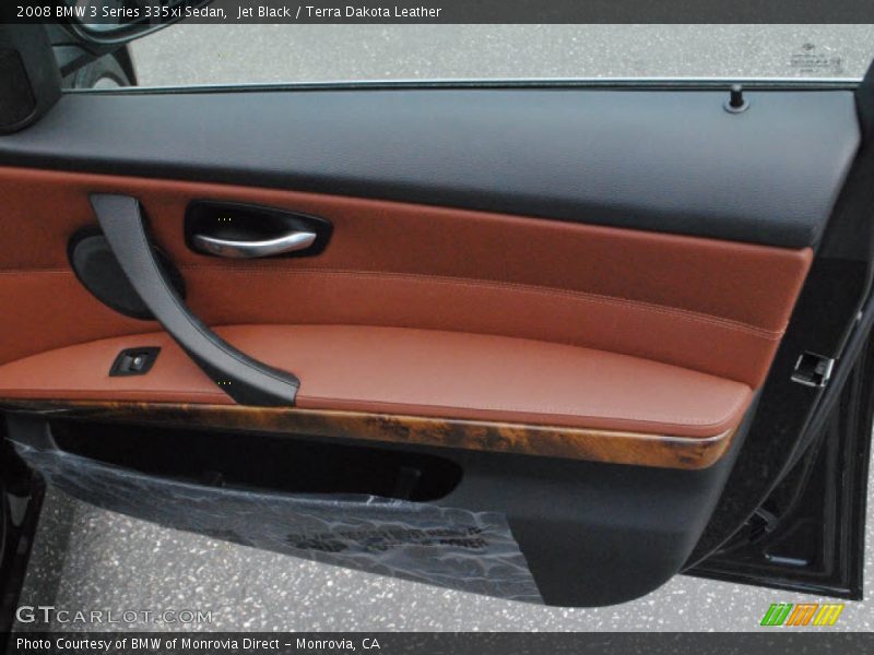 Jet Black / Terra Dakota Leather 2008 BMW 3 Series 335xi Sedan