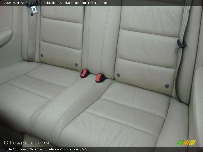  2004 A4 3.0 quattro Cabriolet Beige Interior