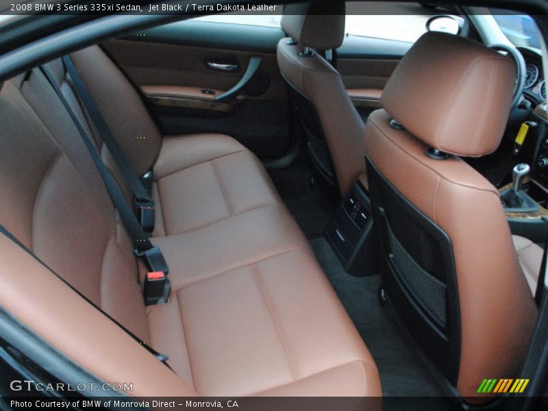 Jet Black / Terra Dakota Leather 2008 BMW 3 Series 335xi Sedan