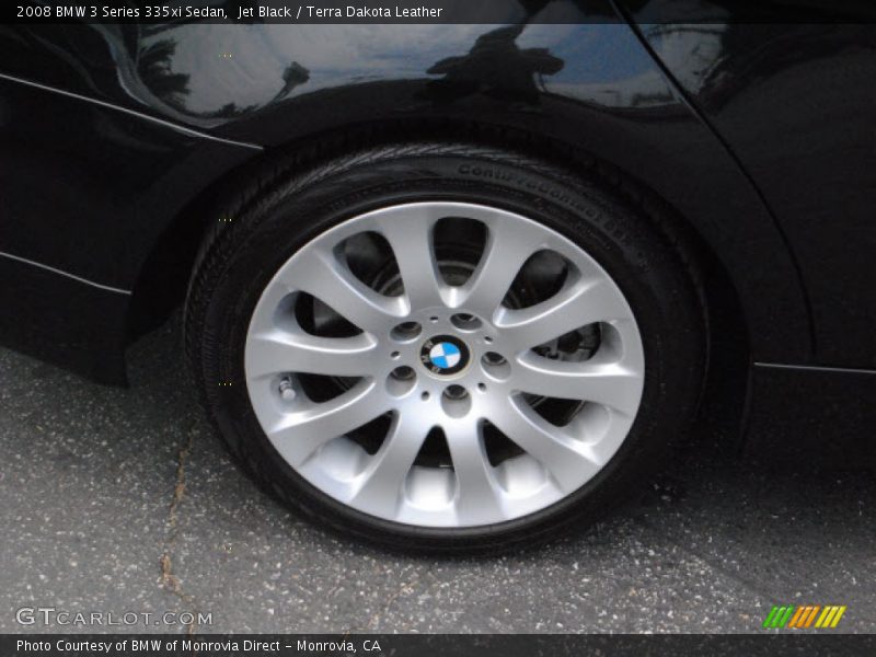 Jet Black / Terra Dakota Leather 2008 BMW 3 Series 335xi Sedan