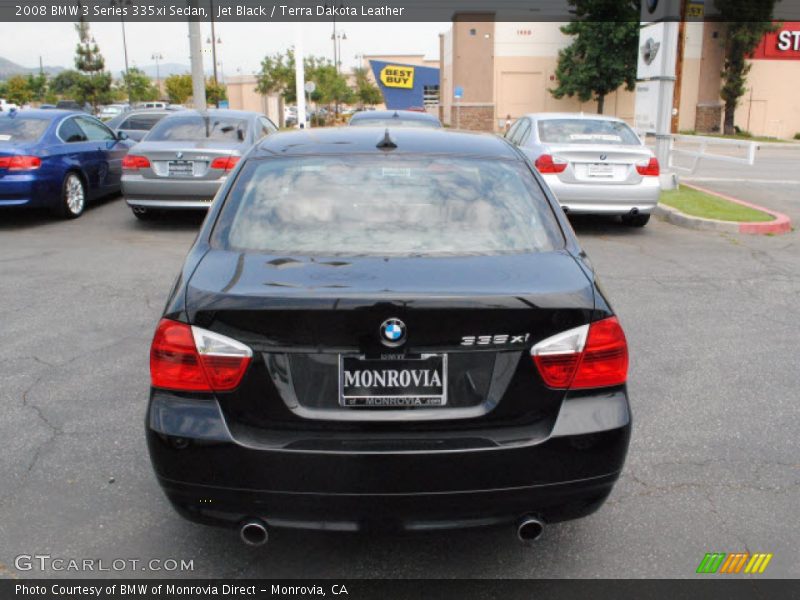 Jet Black / Terra Dakota Leather 2008 BMW 3 Series 335xi Sedan