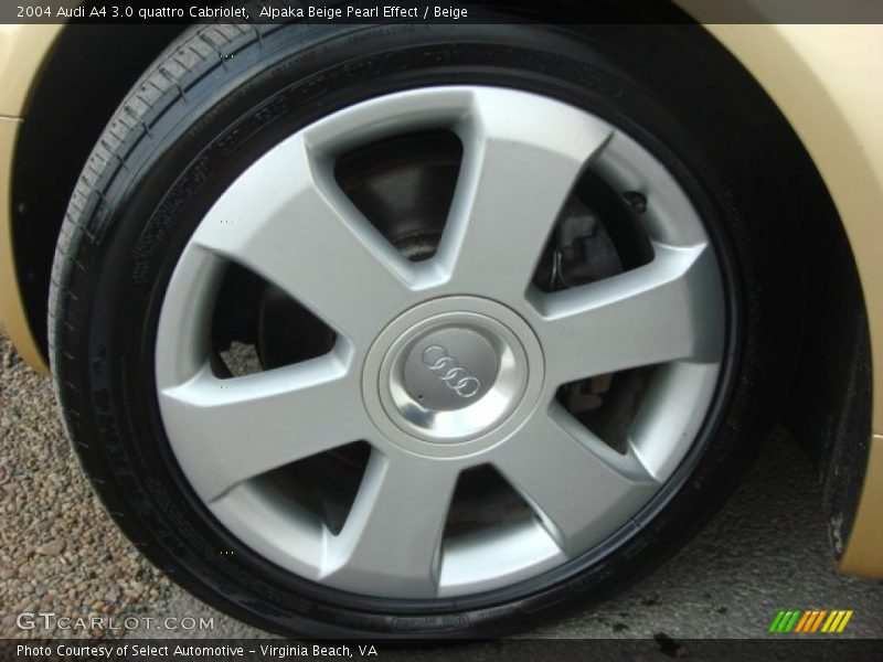  2004 A4 3.0 quattro Cabriolet Wheel