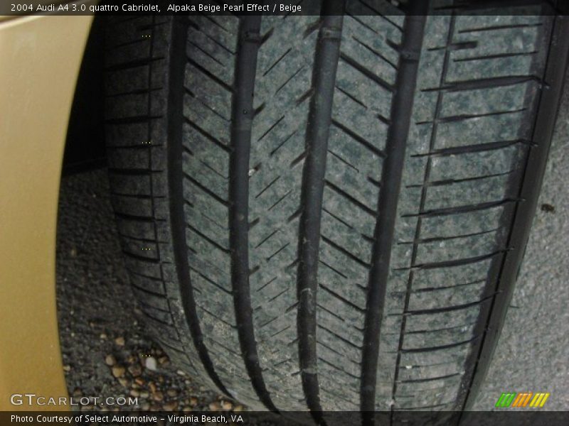 Alpaka Beige Pearl Effect / Beige 2004 Audi A4 3.0 quattro Cabriolet