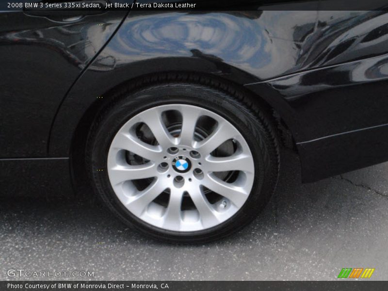 Jet Black / Terra Dakota Leather 2008 BMW 3 Series 335xi Sedan