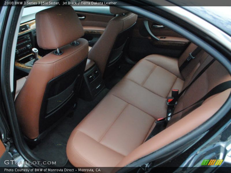Jet Black / Terra Dakota Leather 2008 BMW 3 Series 335xi Sedan