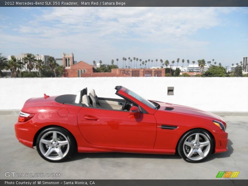  2012 SLK 350 Roadster Mars Red