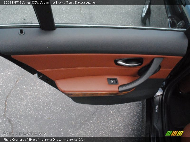 Jet Black / Terra Dakota Leather 2008 BMW 3 Series 335xi Sedan