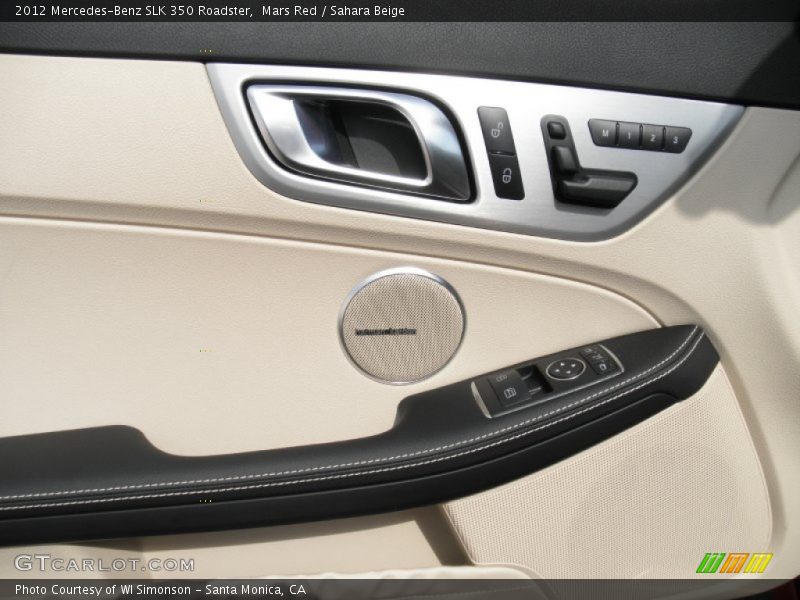 Mars Red / Sahara Beige 2012 Mercedes-Benz SLK 350 Roadster