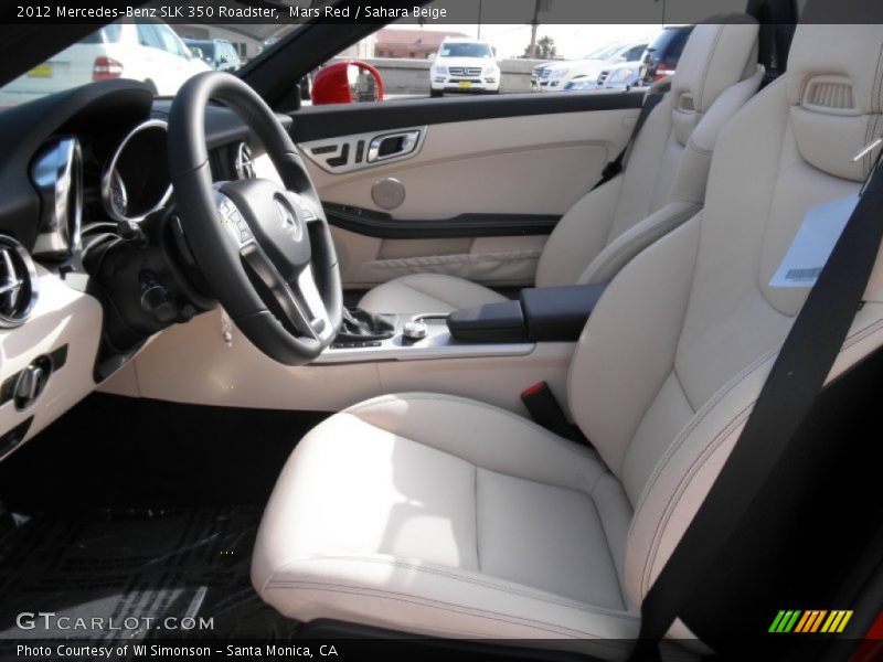  2012 SLK 350 Roadster Sahara Beige Interior
