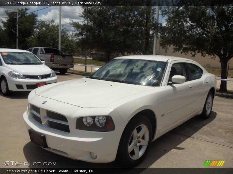 Stone White / Dark Slate Gray 2010 Dodge Charger SXT