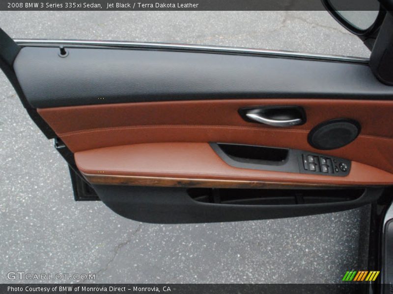 Jet Black / Terra Dakota Leather 2008 BMW 3 Series 335xi Sedan