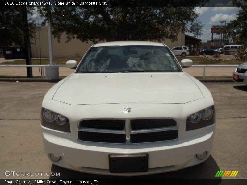 Stone White / Dark Slate Gray 2010 Dodge Charger SXT