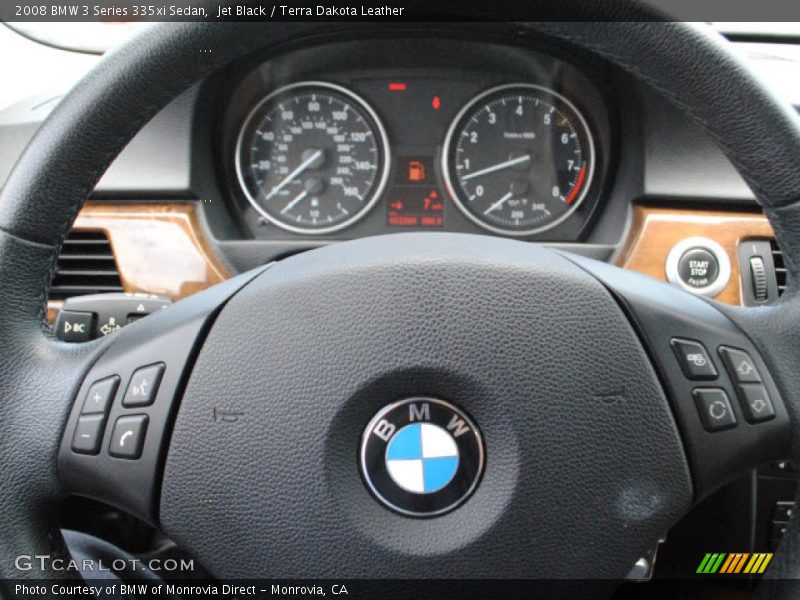 Jet Black / Terra Dakota Leather 2008 BMW 3 Series 335xi Sedan