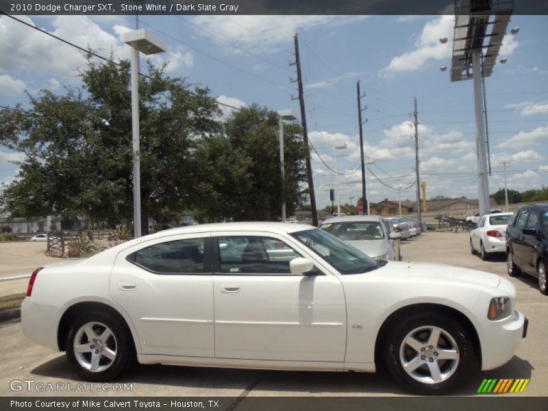 Stone White / Dark Slate Gray 2010 Dodge Charger SXT