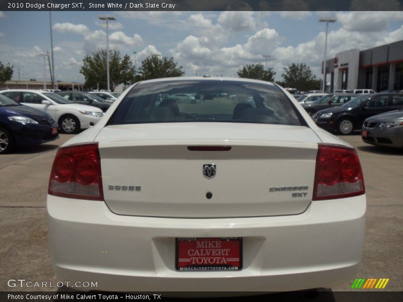 Stone White / Dark Slate Gray 2010 Dodge Charger SXT