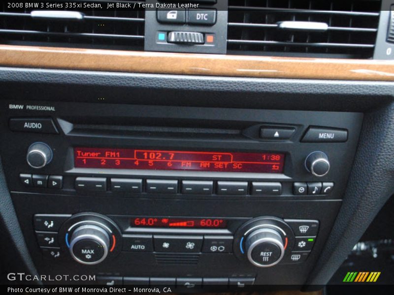 Jet Black / Terra Dakota Leather 2008 BMW 3 Series 335xi Sedan