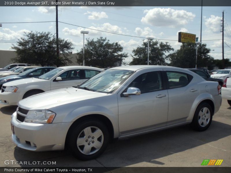 Bright Silver Metallic / Dark Slate Gray 2010 Dodge Avenger SXT