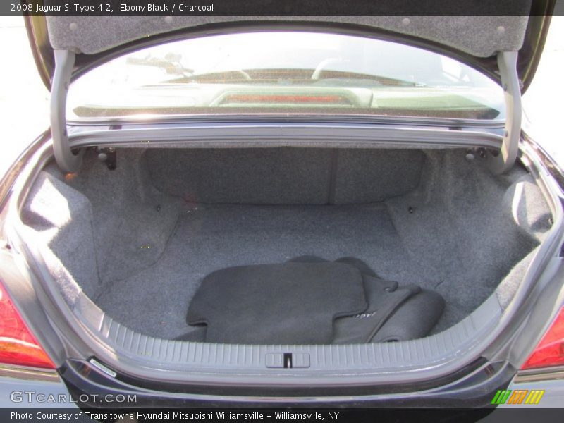 Ebony Black / Charcoal 2008 Jaguar S-Type 4.2