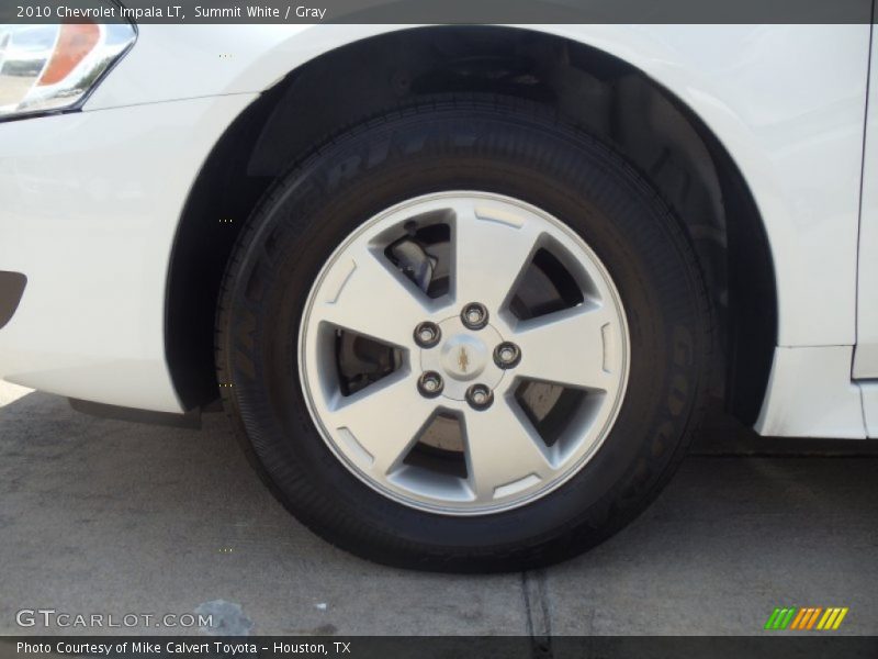 Summit White / Gray 2010 Chevrolet Impala LT