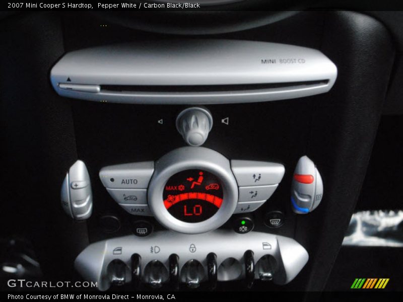 Pepper White / Carbon Black/Black 2007 Mini Cooper S Hardtop