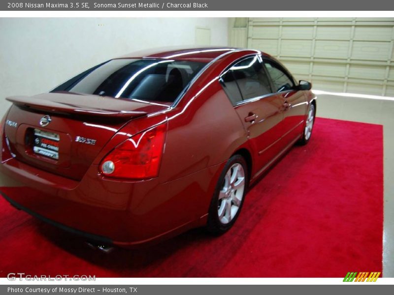 Sonoma Sunset Metallic / Charcoal Black 2008 Nissan Maxima 3.5 SE