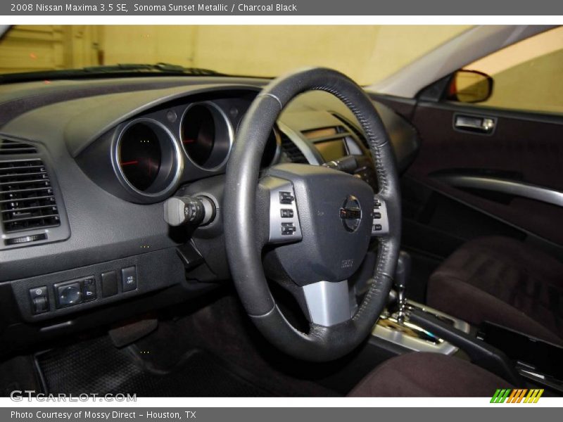 Sonoma Sunset Metallic / Charcoal Black 2008 Nissan Maxima 3.5 SE