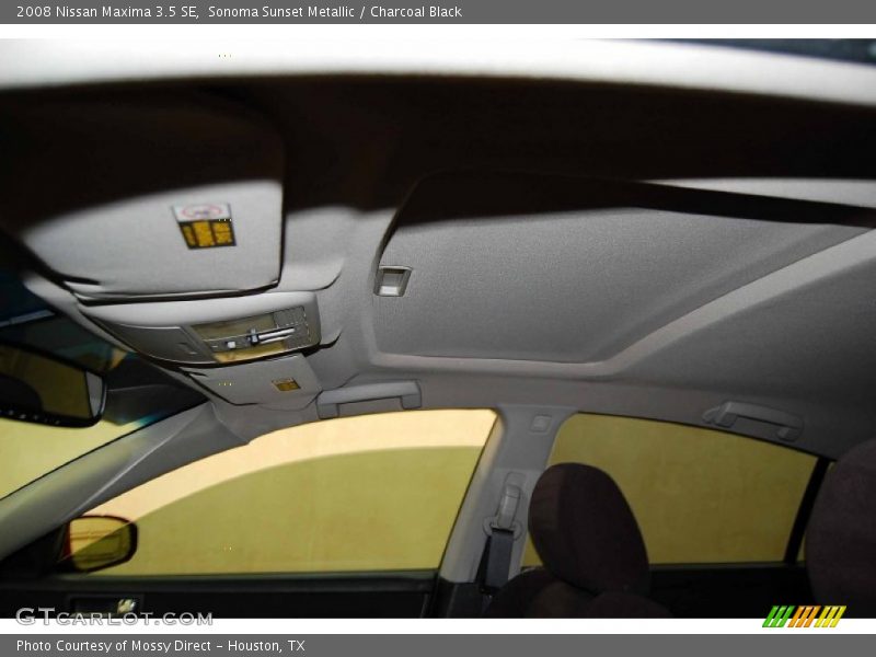Sonoma Sunset Metallic / Charcoal Black 2008 Nissan Maxima 3.5 SE