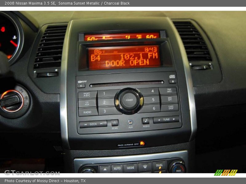 Sonoma Sunset Metallic / Charcoal Black 2008 Nissan Maxima 3.5 SE
