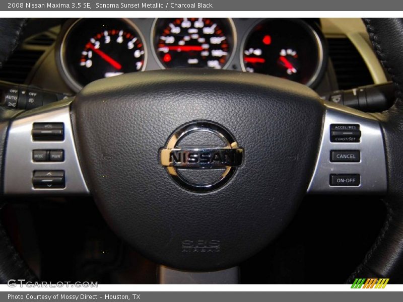 Sonoma Sunset Metallic / Charcoal Black 2008 Nissan Maxima 3.5 SE