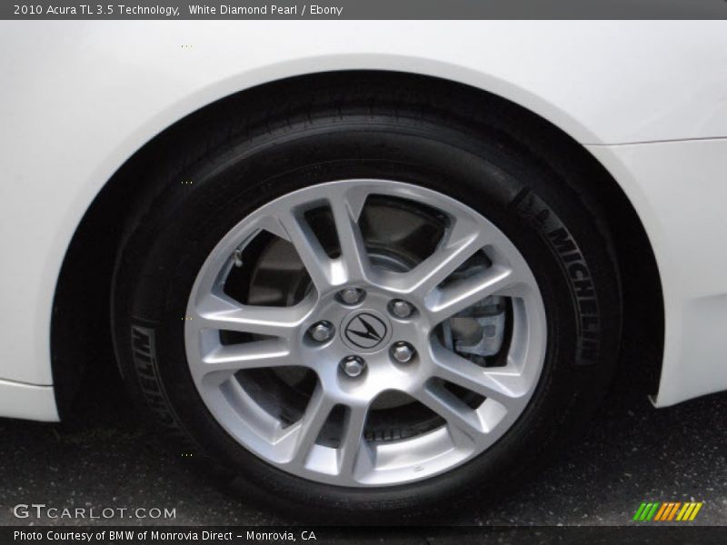 White Diamond Pearl / Ebony 2010 Acura TL 3.5 Technology