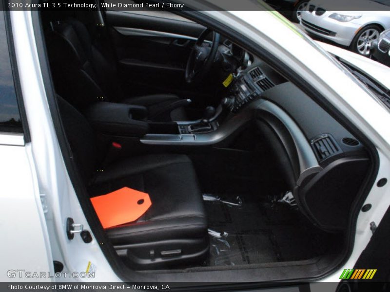 White Diamond Pearl / Ebony 2010 Acura TL 3.5 Technology