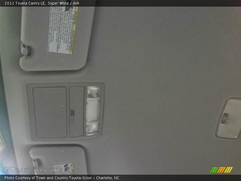 Super White / Ash 2011 Toyota Camry LE