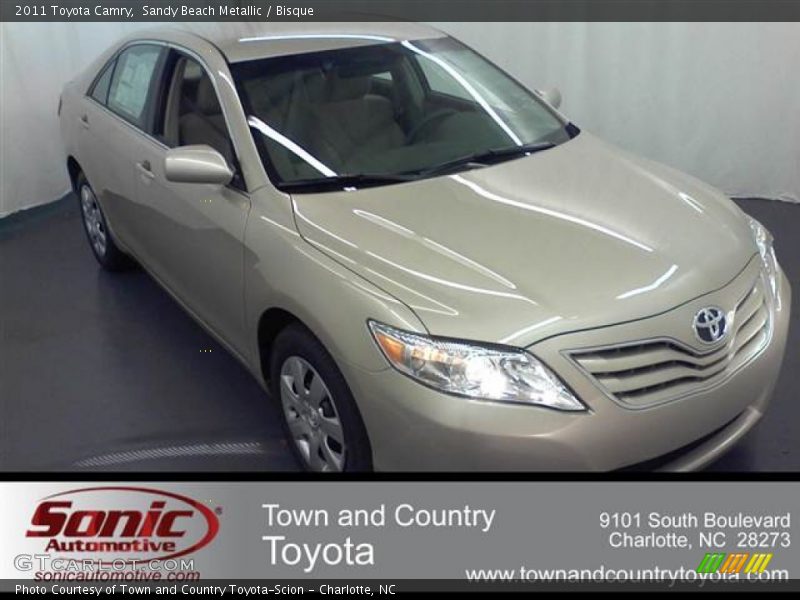 Sandy Beach Metallic / Bisque 2011 Toyota Camry