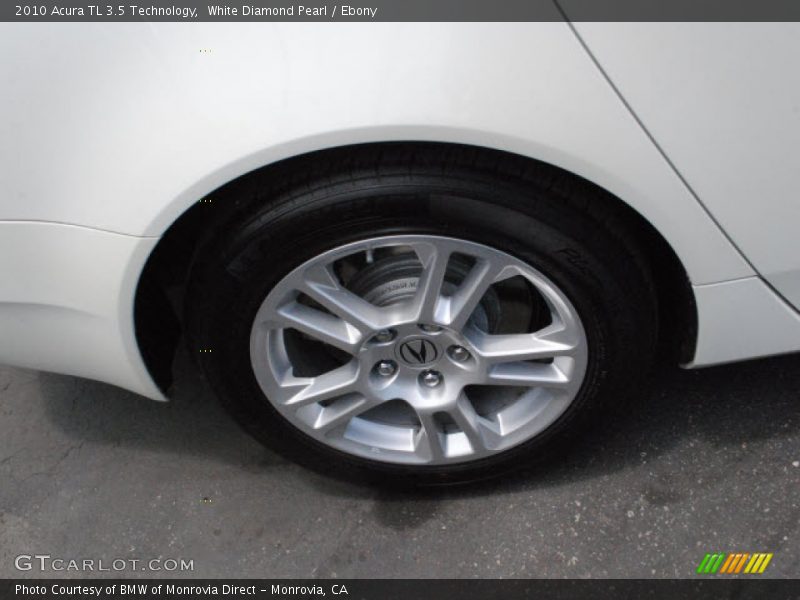 White Diamond Pearl / Ebony 2010 Acura TL 3.5 Technology
