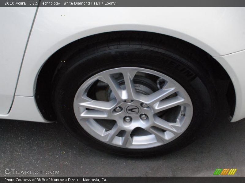 White Diamond Pearl / Ebony 2010 Acura TL 3.5 Technology