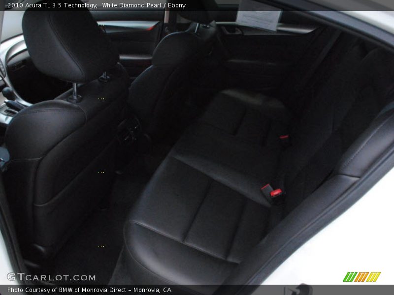 White Diamond Pearl / Ebony 2010 Acura TL 3.5 Technology