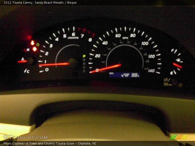 Sandy Beach Metallic / Bisque 2011 Toyota Camry