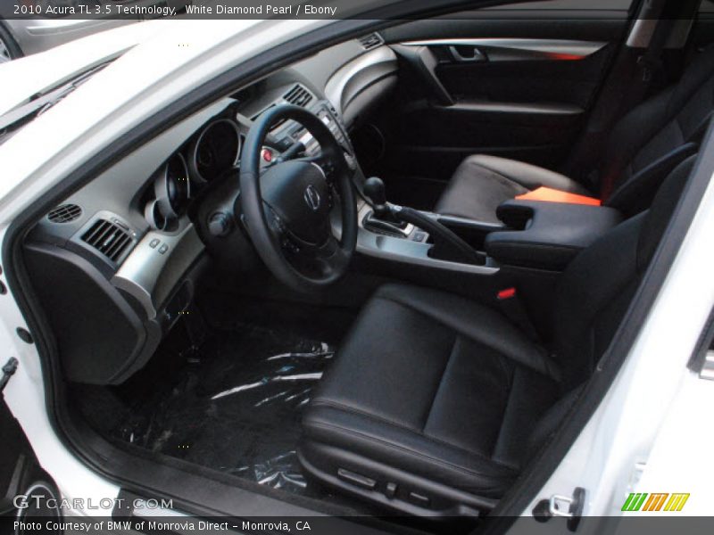White Diamond Pearl / Ebony 2010 Acura TL 3.5 Technology