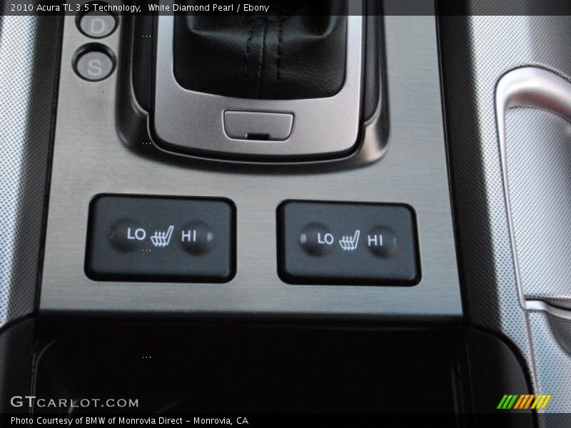 White Diamond Pearl / Ebony 2010 Acura TL 3.5 Technology
