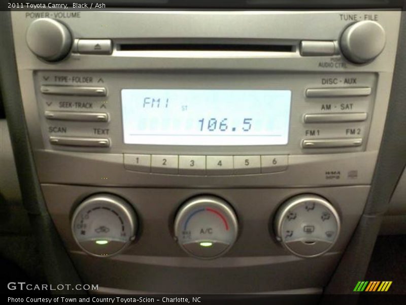 Black / Ash 2011 Toyota Camry