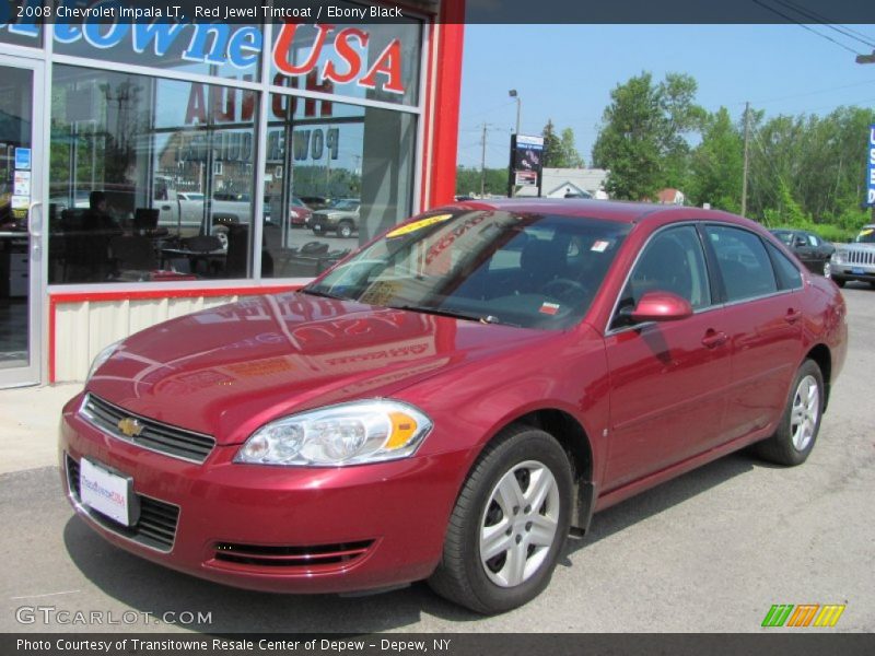 Red Jewel Tintcoat / Ebony Black 2008 Chevrolet Impala LT