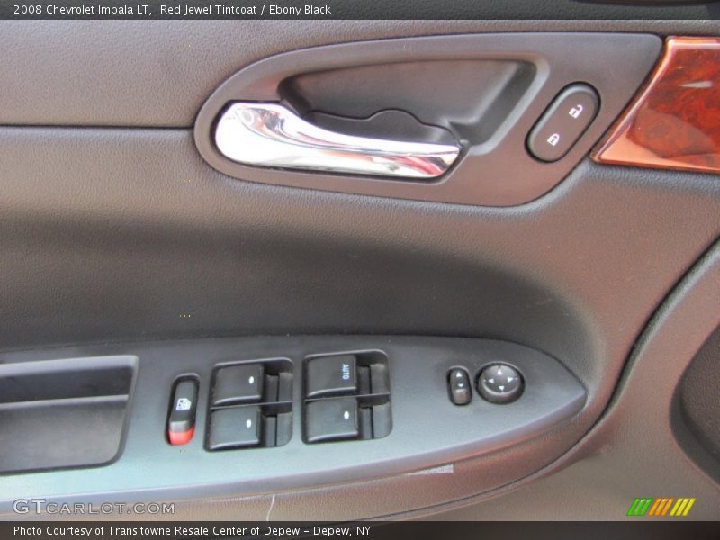 Red Jewel Tintcoat / Ebony Black 2008 Chevrolet Impala LT