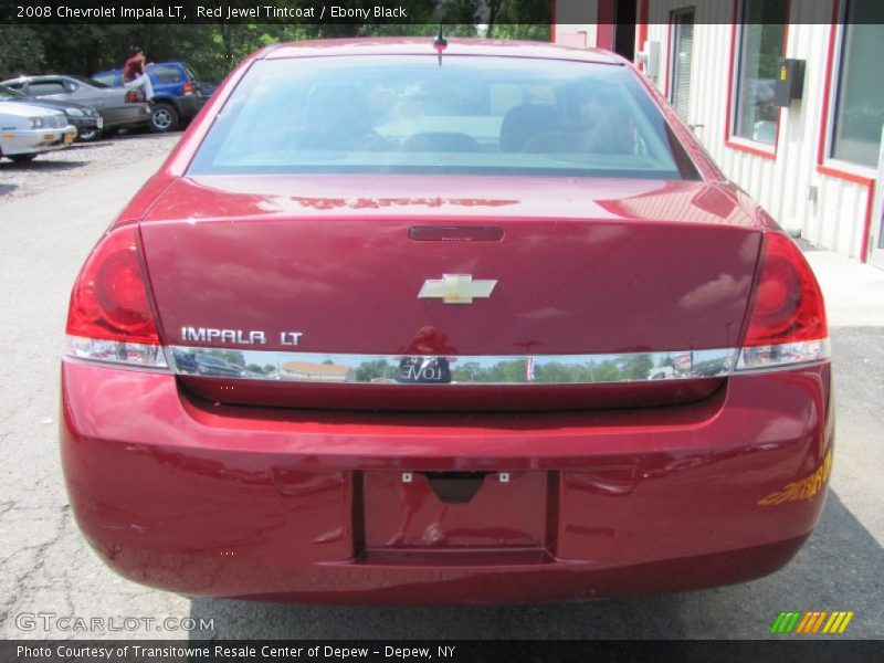 Red Jewel Tintcoat / Ebony Black 2008 Chevrolet Impala LT