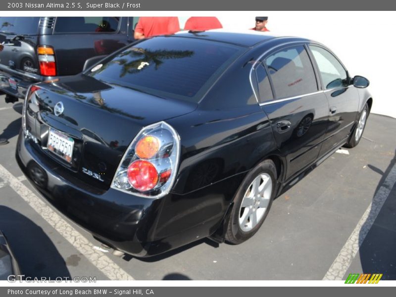 Super Black / Frost 2003 Nissan Altima 2.5 S