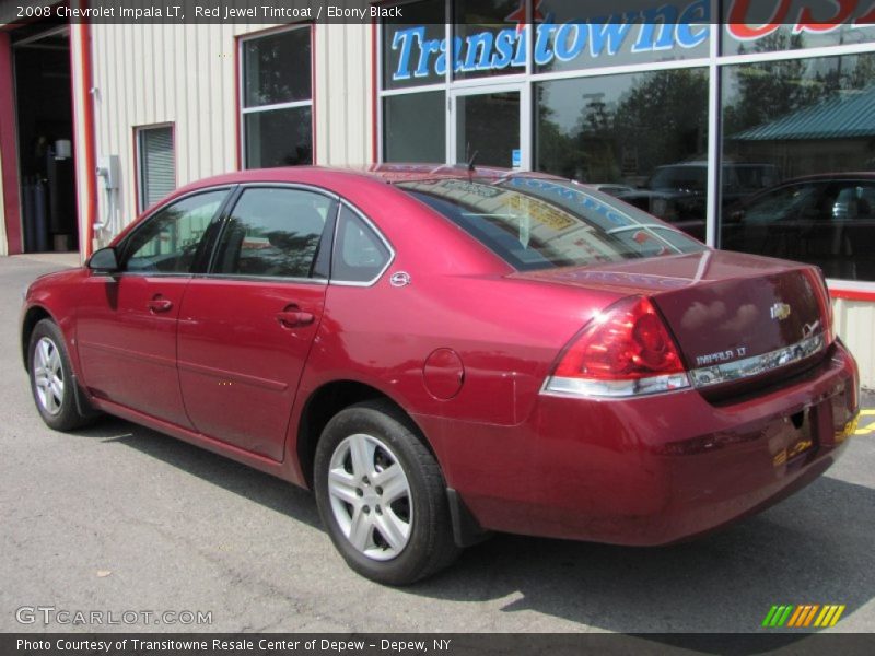 Red Jewel Tintcoat / Ebony Black 2008 Chevrolet Impala LT