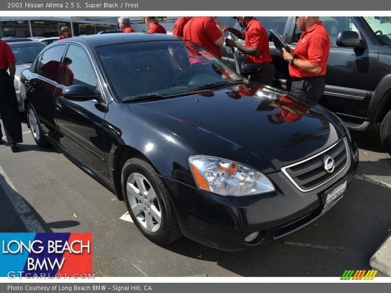 Super Black / Frost 2003 Nissan Altima 2.5 S